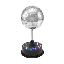 EUROLITE LED Spiegelkugel 13cm mit Standfuß