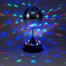 EUROLITE LED Spiegelkugel 13cm mit Standfuß