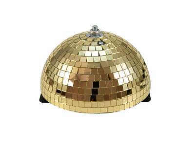 EUROLITE Spiegel-Halbkugel 20cm gold motorisiert